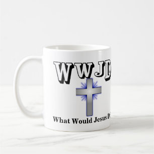WWJD Was würde Jesus tun? Kaffeetasse