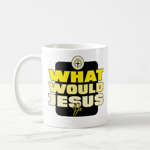 WWJD – Was würde Jesus tun? Klassischer Becher Kaffeetasse