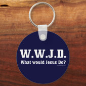 WWJD? What Would Jesus Do? Schlüsselanhänger (Vorderseite)