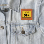 WWJD: Who Would Jesus Deport? - A MisterP Button (Beispiel)