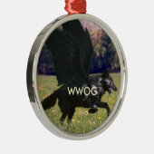 WWOG (Winged Wölfe von Ga'hoolbe) Wolfverzierung Ornament Aus Metall (Rechts)