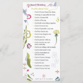 WWP-Lesezeichen Programm (Vorne/Hinten)