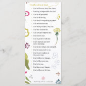 WWP-Lesezeichen Programm (Vorderseite)