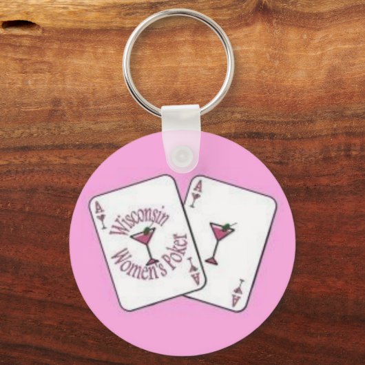 WWP Schlüsselanhänger- oder Poker-Kartenschutz Schlüsselanhänger (Vorderseite)