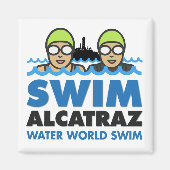 WWS Swim Alcatraz magnet (Vorne)