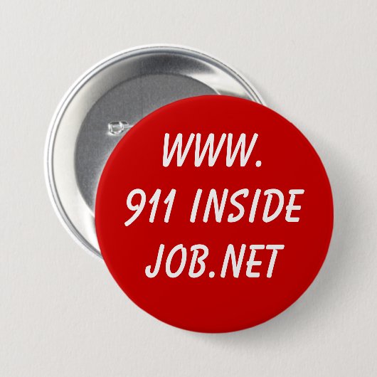 www.911 InsideJob.net Button (Vorne & Hinten)
