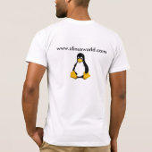 www.alinuxworld.com T - Shirt (Rückseite)