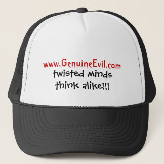 www.GenuineEvil.com, verdrehter Verstand denken Truckerkappe