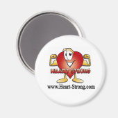 www.Heart-Strong.com Magnet (Vorderseite/Rückseite)