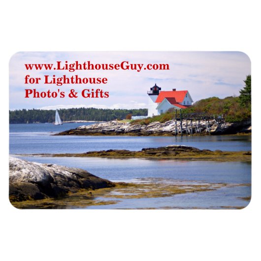 www.LighthouseGuy.com Premium FlexiMagnet Magnet (Horizontal)