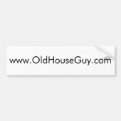 WWW, oldhouseguy.com Autoaufkleber (Vorne)
