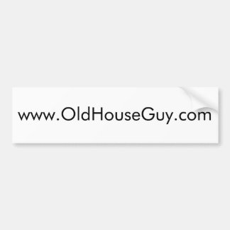 WWW, oldhouseguy.com Autoaufkleber