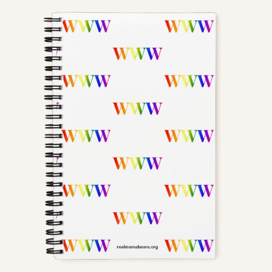 WWW Small Spiral Notebook Notizblock (Vorderseite)