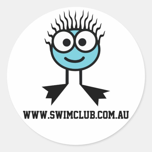 www.swimclub.com.au - BlueCharacter Stickers (Vorderseite)