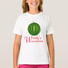 WWW : Tragen Sie es mit Watermelon und W-Thema T-Shirt