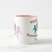 WWWW3 rosa Tasse - keine des Zitats Rückseite an (Mittel)