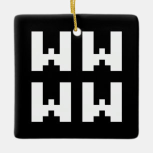 WWWW   LOL Japanisch Internet Slang Keramikornament