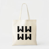 WWWW | LOL Japanisch Internet Slang Tragetasche (Vorne)