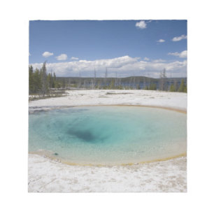 WY, Yellowstone Nationalpark, West Thumb Geyser Notizblock