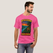 Wyalusing State Park Wisconsin Sunset Overlook Mis T-Shirt (Vorne ganz)