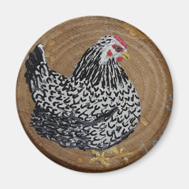 Wyandotte Chicken Magnet
