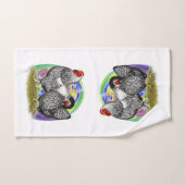 Wyandotte: Ostereierpaare Badhandtuch Set (Handtuch)