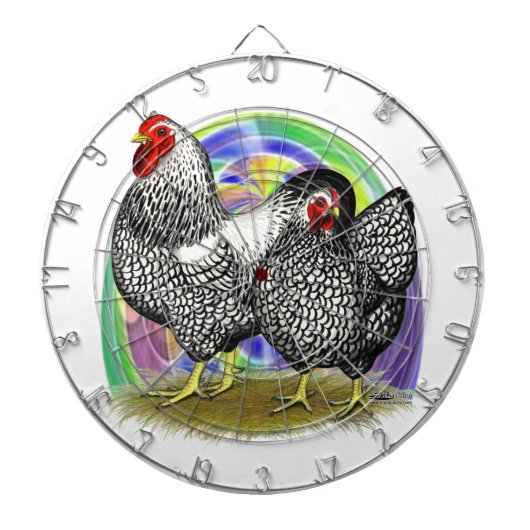 Wyandotte: Ostereierpaare Dartscheibe (vorne)