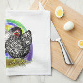 Wyandotte: Ostereierpaare Geschirrtuch (Viertel Falte)