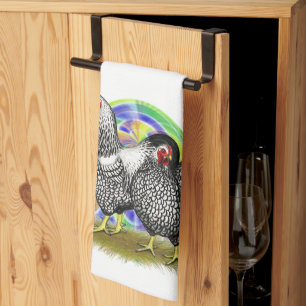 Wyandotte: Ostereierpaare Geschirrtuch