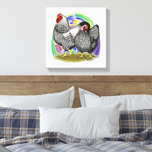 Wyandotte: Ostereierpaare Leinwanddruck (Insitu (Schlafzimmer))