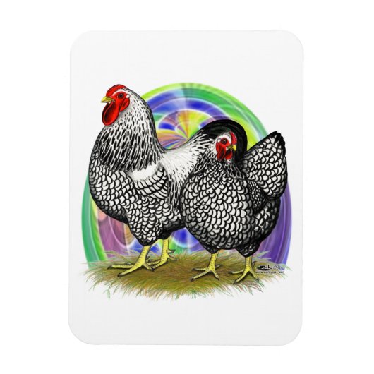 Wyandotte: Ostereierpaare Magnet (Vertikal)