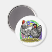 Wyandotte: Ostereierpaare Magnet (Vorderseite/Rückseite)