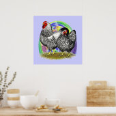 Wyandotte: Ostereierpaare Poster (Küche)