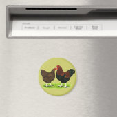 Wyandotte: Partridge Pair Magnet (In Situ (Geschirrspüler))