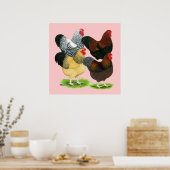 Wyandotte: Rooster Assortment Poster (Küche)