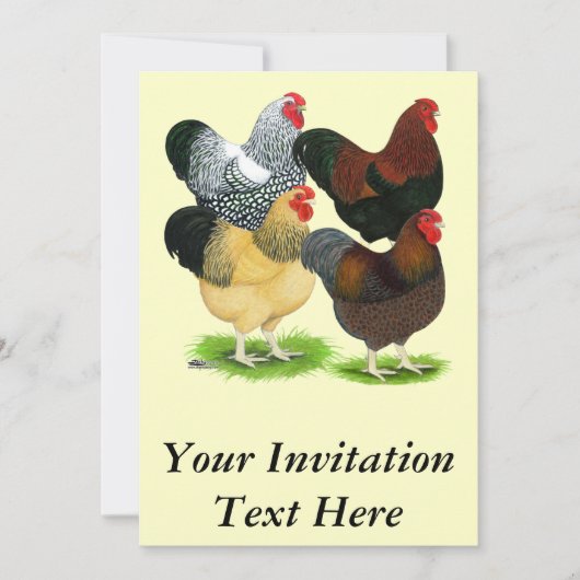 Wyandotte: Roster-Sortiment Einladung (Vorderseite)