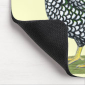 Wyandotte: Silberlackierte Hen Mousepad (Ecke)