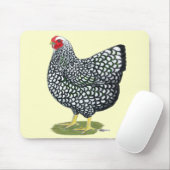 Wyandotte: Silberlackierte Hen Mousepad (Mit Mouse)