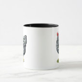 Wyandotte: Silberlackierte Hen Tasse (Zentrum)