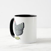 Wyandotte: Silberlackierte Hen Tasse (Vorderseite Links)
