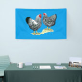 Wyandottes Silver-laced Pair Banner (Messeveranstaltung)