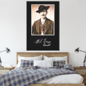 Wyatt Earp Constable in seinem Premierminister Leinwanddruck (Insitu (Schlafzimmer))
