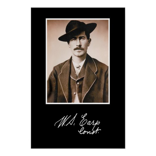 Wyatt Earp Constable in seinem Premierminister Poster (Vorderseite)