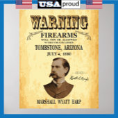 Wyatt Earp Cool Fab Grabstein Poster