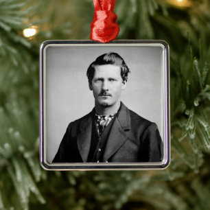 Wyatt Earp: Gesetzeshüter, Revolverheld, Saloonbes Ornament Aus Metall