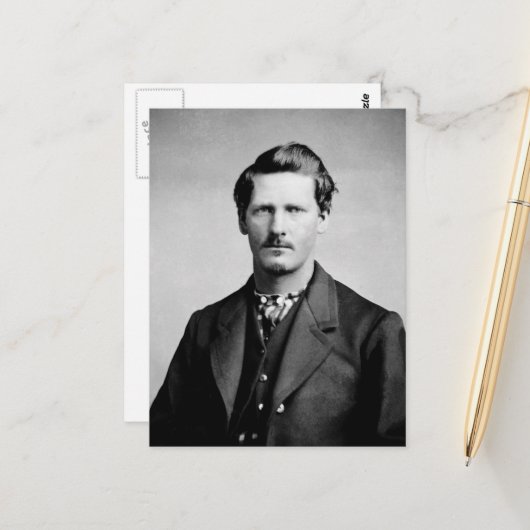 Wyatt Earp: Lawman, Gunfighter, Saloon Keeper Postkarte (Vorderseite/Rückseite Beispiel)