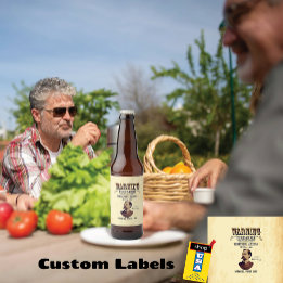 Wyatt Earp ⚖️ Lawman Marshall Old Grabstein Bierflaschenetikett