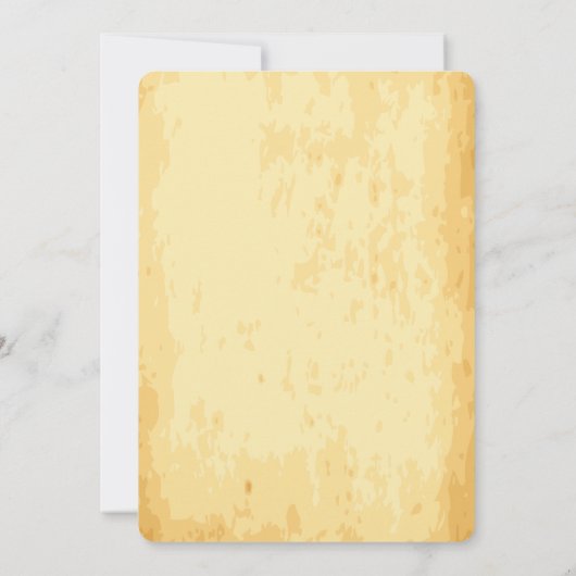 Wyatt Earp Marshall Einladung (Rückseite)