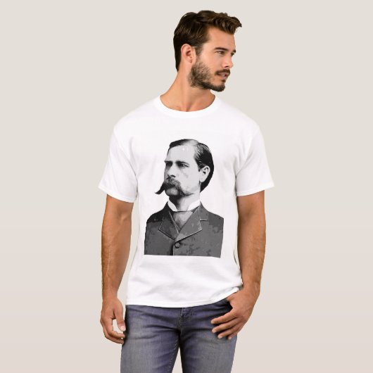 WYATT EARP OLD WEST LEGEND T - SHIRT (Vorne ganz)
