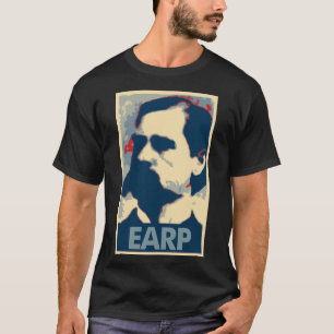 Wyatt Earp Plakat-politische Parodie T-Shirt